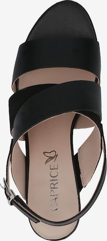 CAPRICE Sandals in Black