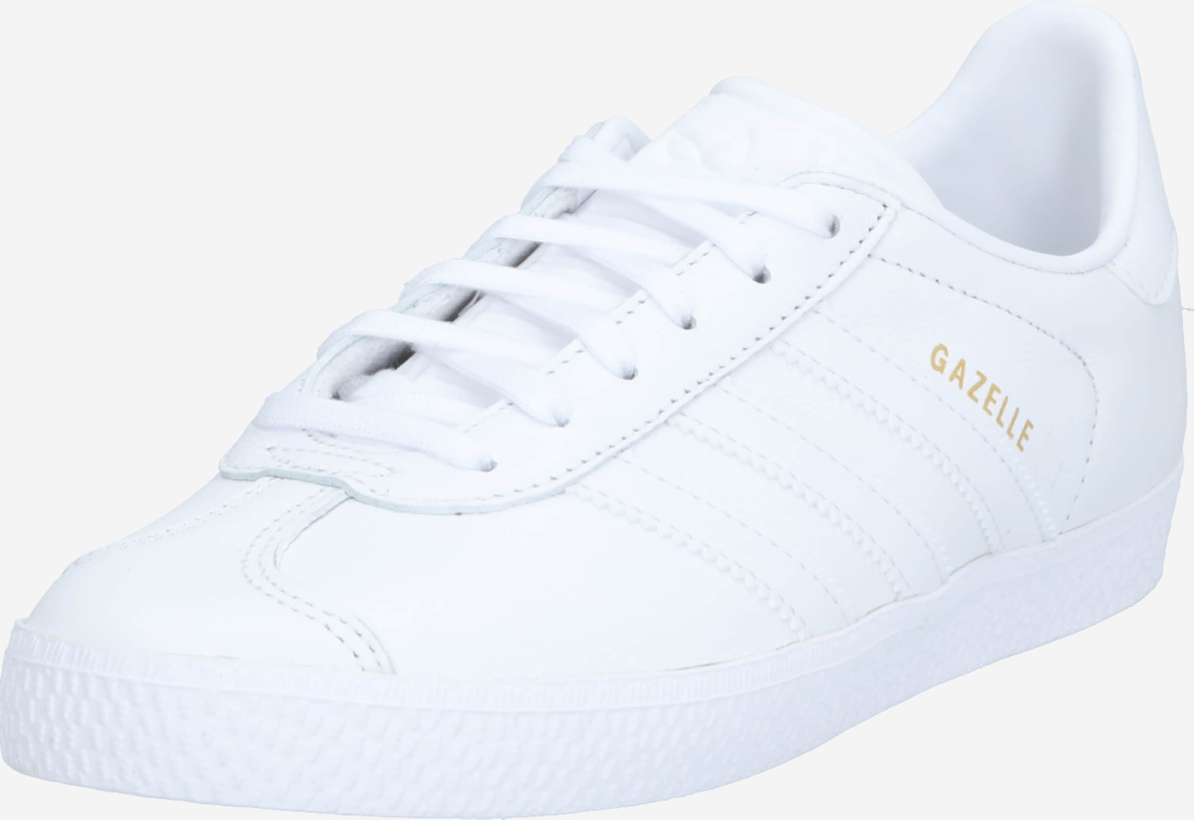 Ladies white adidas gazelle sale