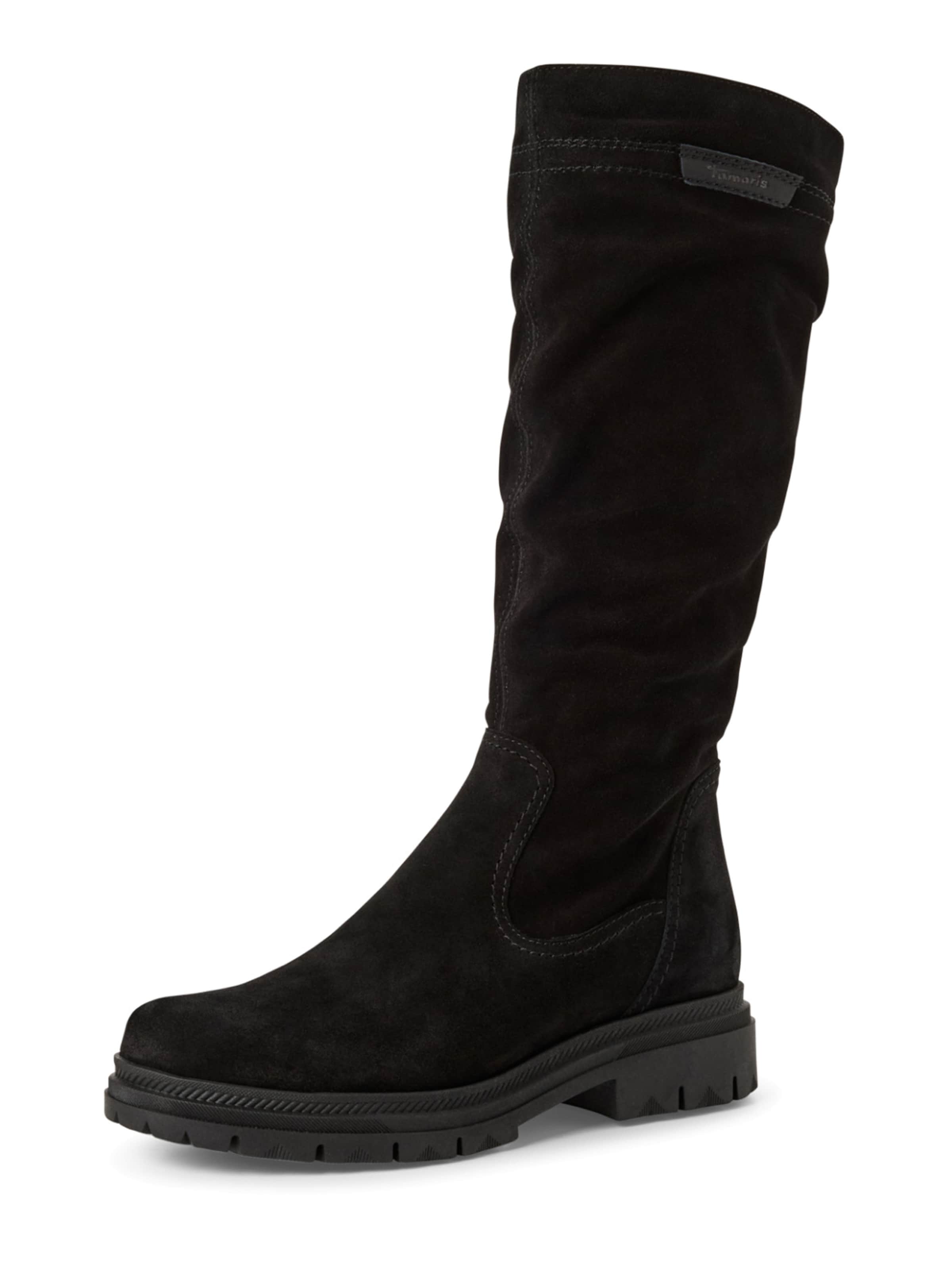 Tamaris Stövel i svart: framsida