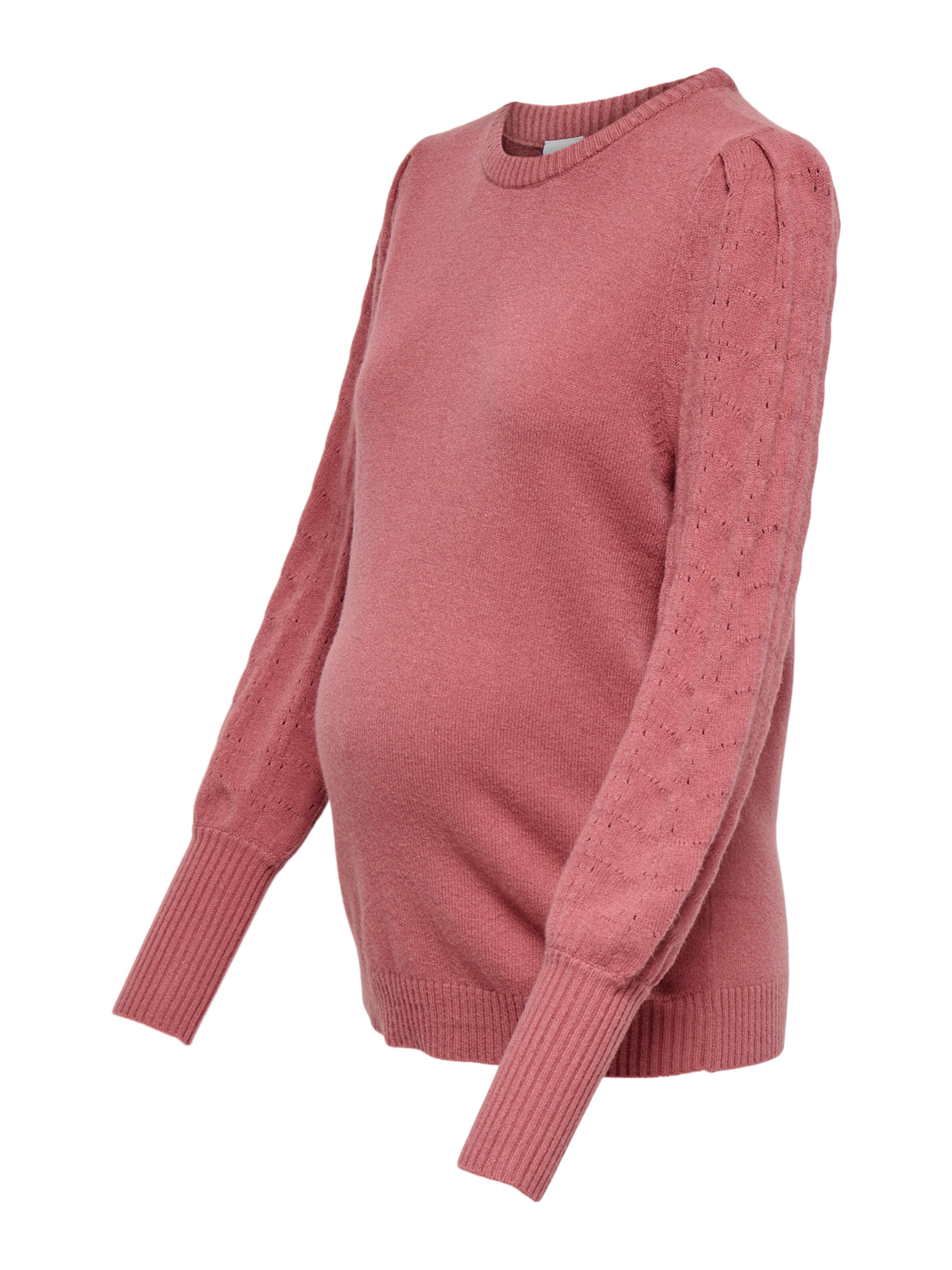 Only Maternity Pulover 'OLMMatti' | roza barva: sprednja stran