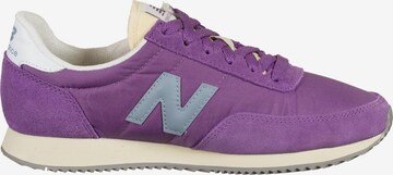 Baskets basses new balance en violet