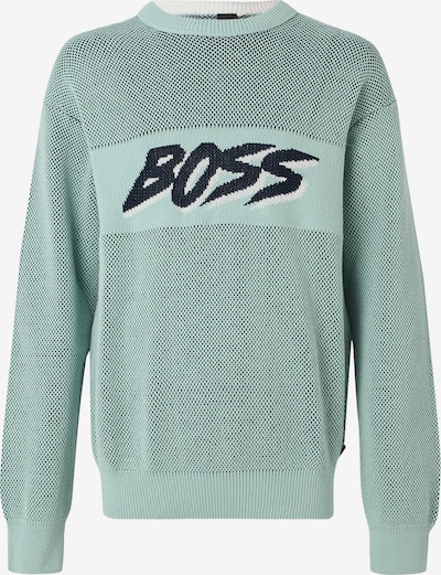 BOSS Neulepaita 'Kaywatch' koossa S värissä vaaleanvihreä / musta / valkoinen, Tuotenäkymä