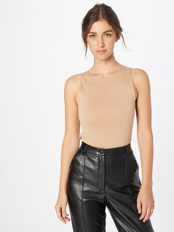 Shirtbody River Island en beige : devant