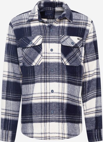 Gabbiano Button Up Shirt in Blue: front
