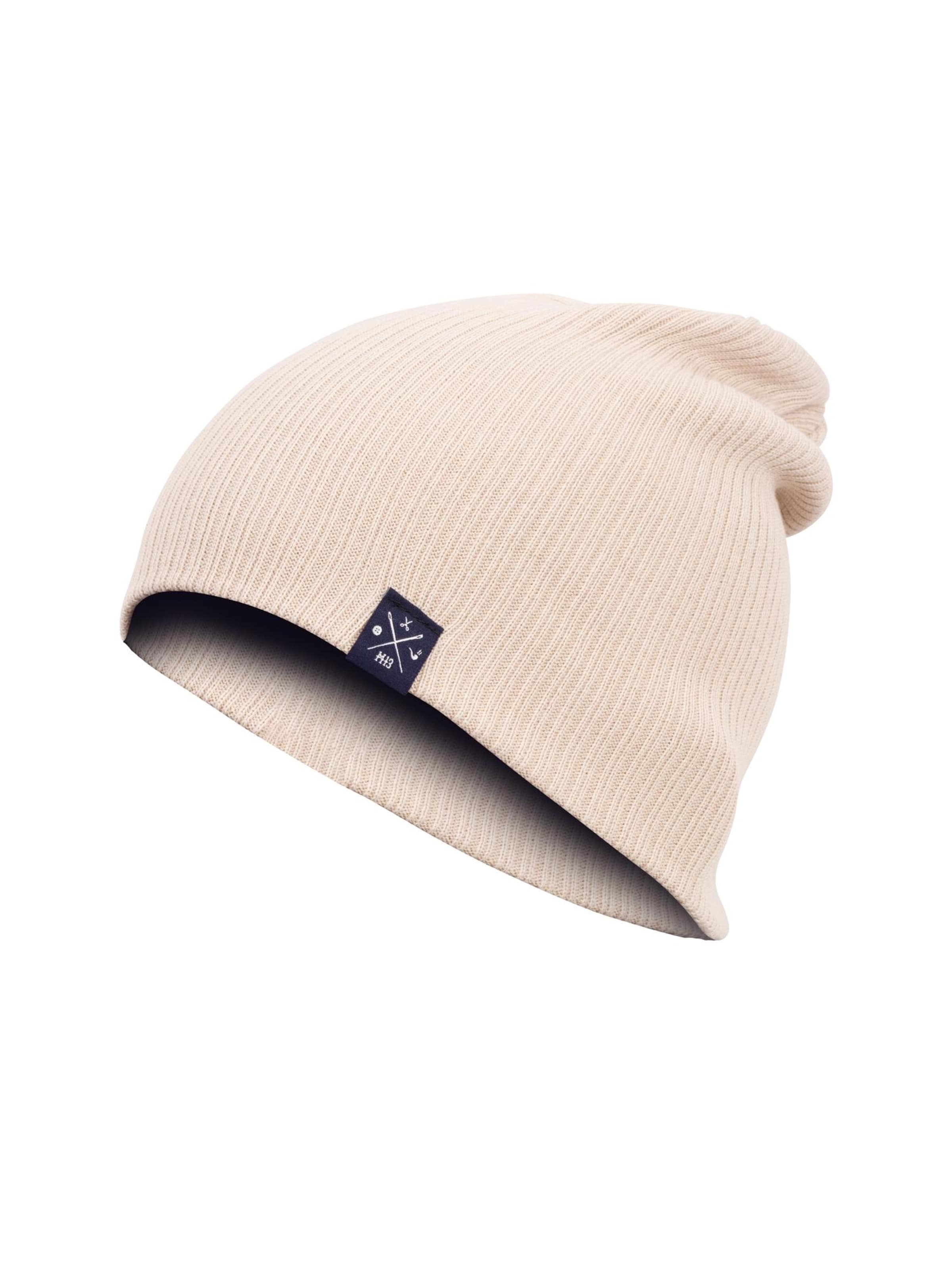 Manufaktur13 Beanie 'Double Sided' in Beige