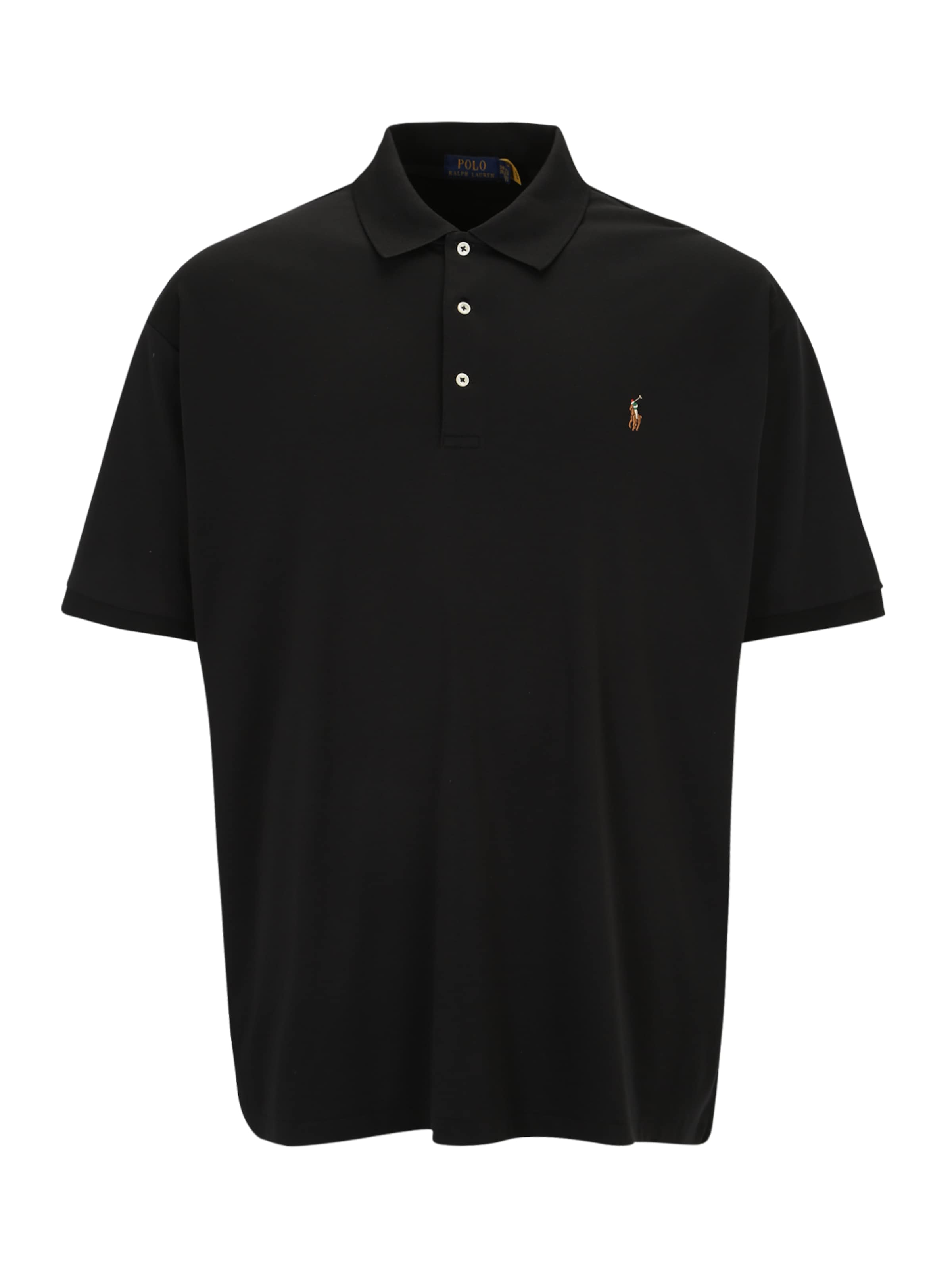 Maglietta di Polo Ralph Lauren Big & Tall in nero: frontale
