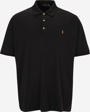 Polo Ralph Lauren Big & Tall Shirt in Zwart: voorkant