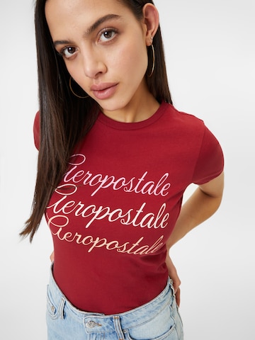 AÉROPOSTALE - Camisa 'JUNE' em vermelho