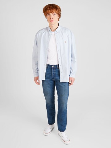 GAP Regular fit Overhemd in Blauw