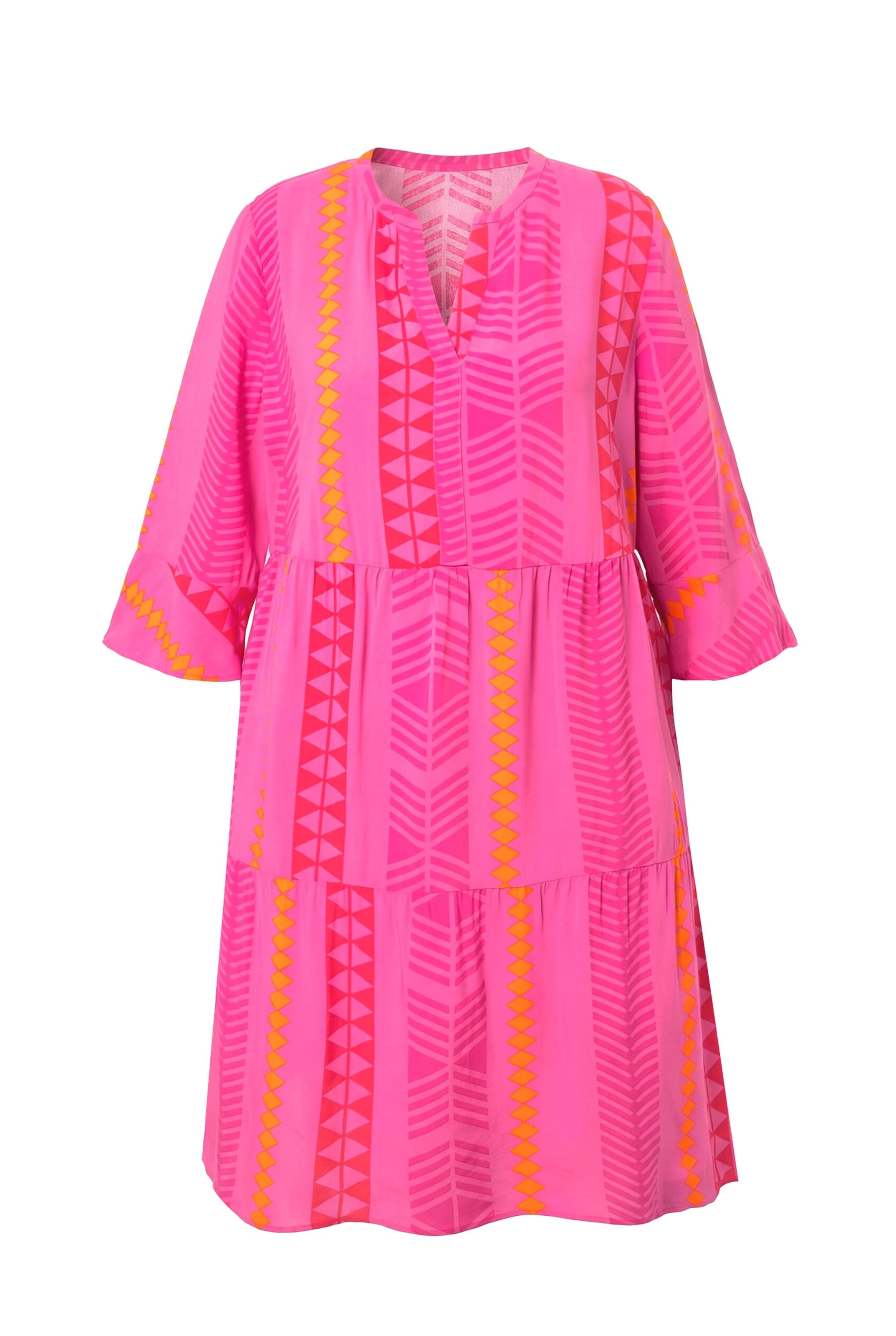 Ulla Popken Kleid in Pink: Vorderseite
