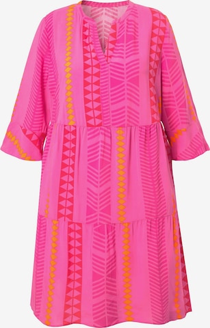 Ulla Popken Jurk in Roze: voorkant