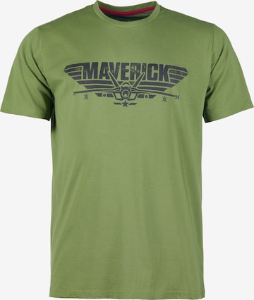 TOP GUN Shirt in Schwarz: Vorderseite