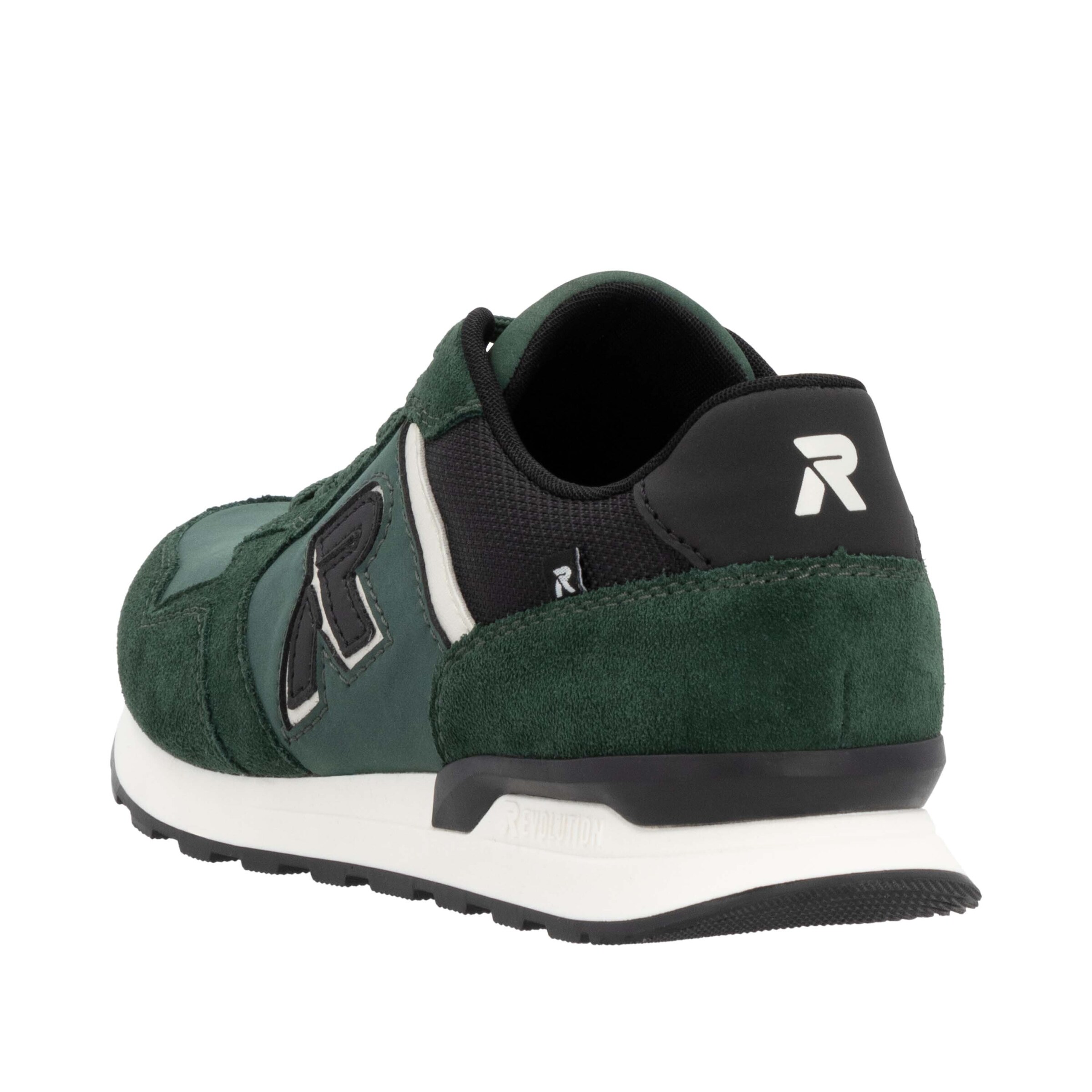 Baskets basses Rieker Sport en vert