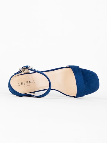 Celena - Sandálias com tiras 'Chanay' em azul