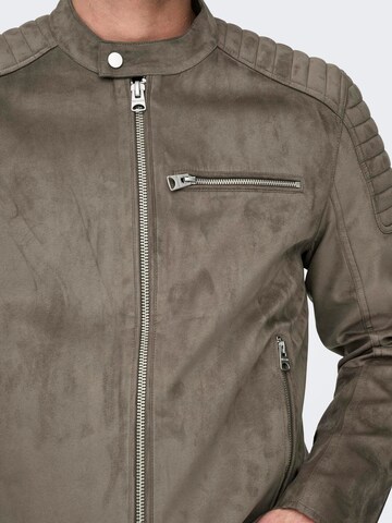 Veste mi-saison 'ONSGus' Only & Sons en gris