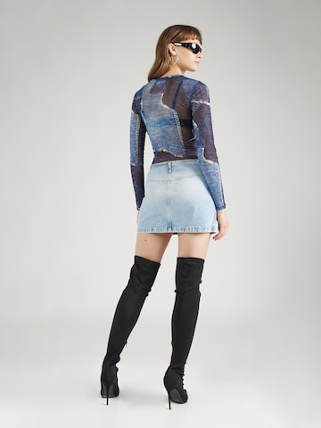 DIESEL Skirt 'DE-RON-S4' in Blue