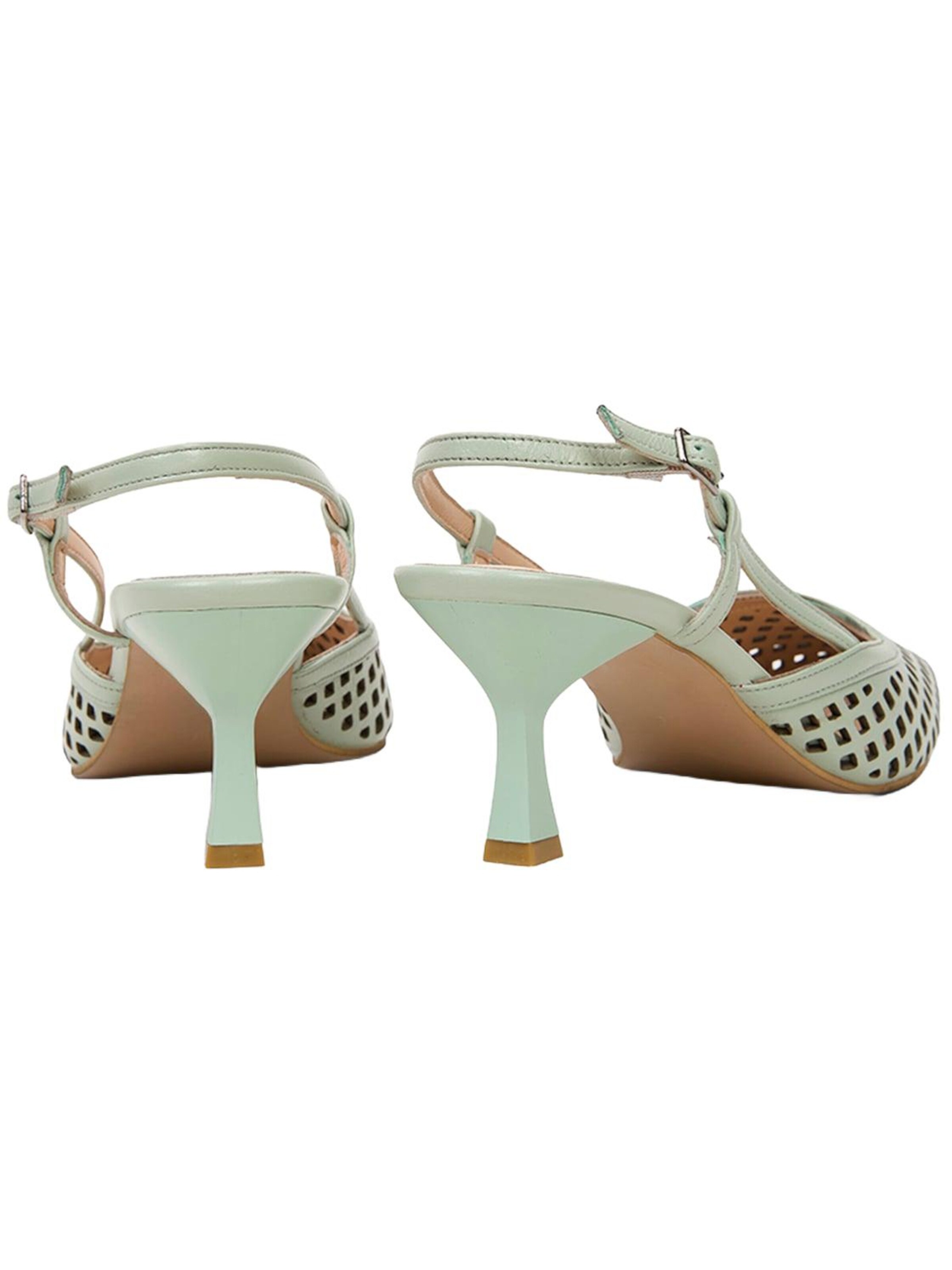 Desa - Zapatos destalonado 'Pumps' en verde