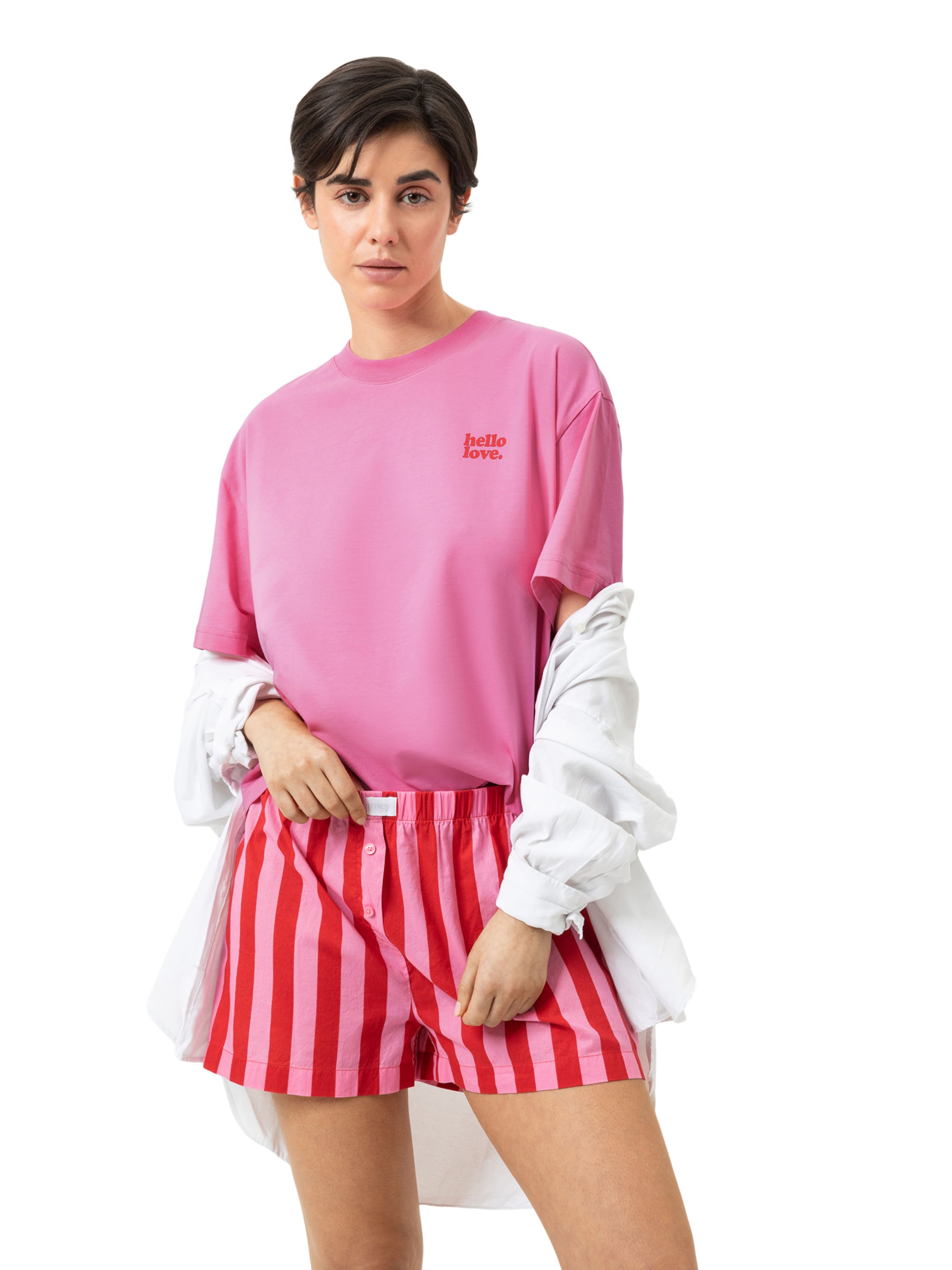 Mey T-Shirt 'Solid Love' in Pink