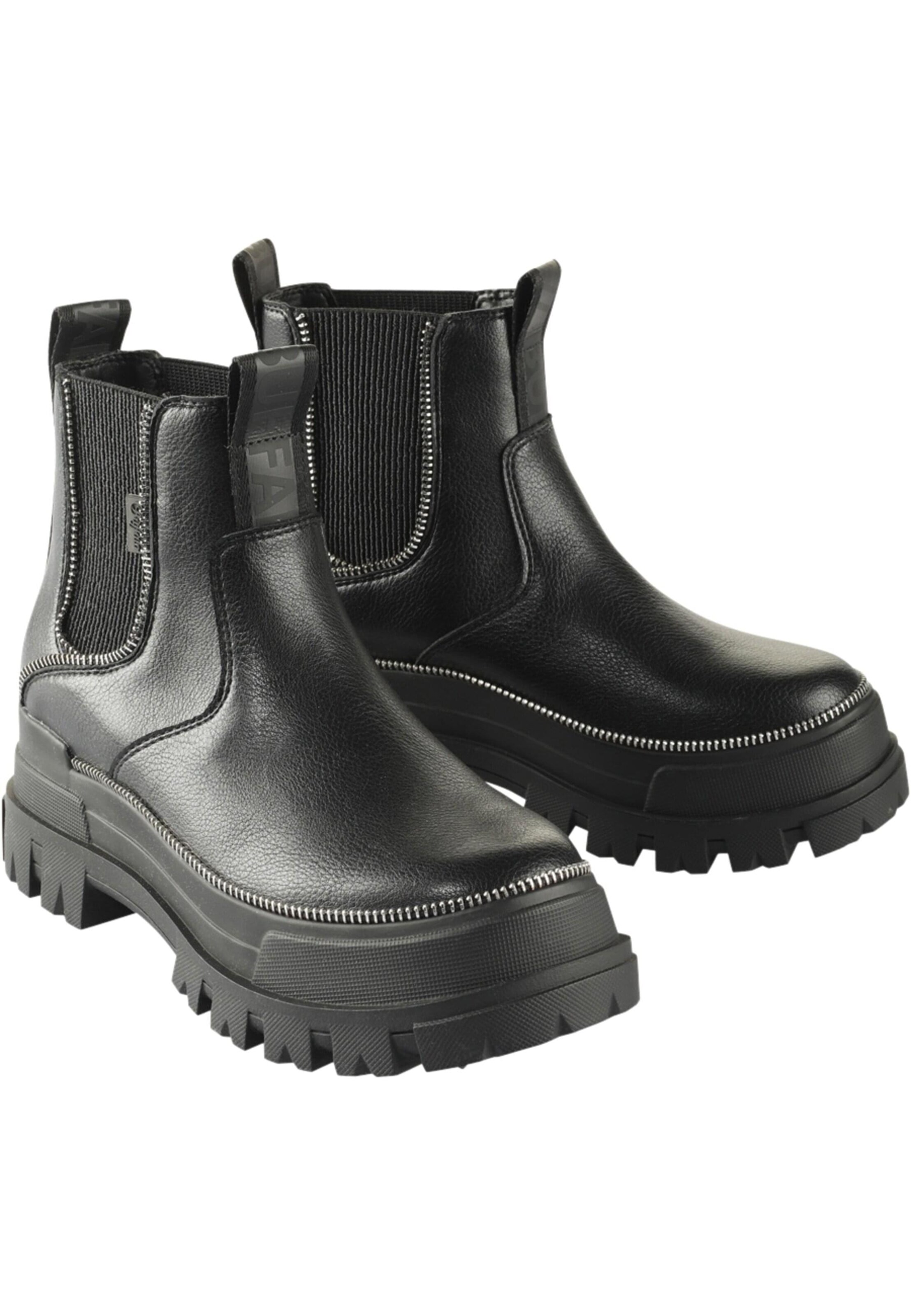 BUFFALO Chelsea boty 'Aspha' – černá