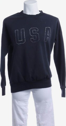 Anine Bing Sweatshirt & Zip-Up Hoodie in S in Blue: front