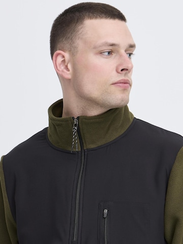 Pull-over ' BHMARIO halfzipp ' BLEND en vert