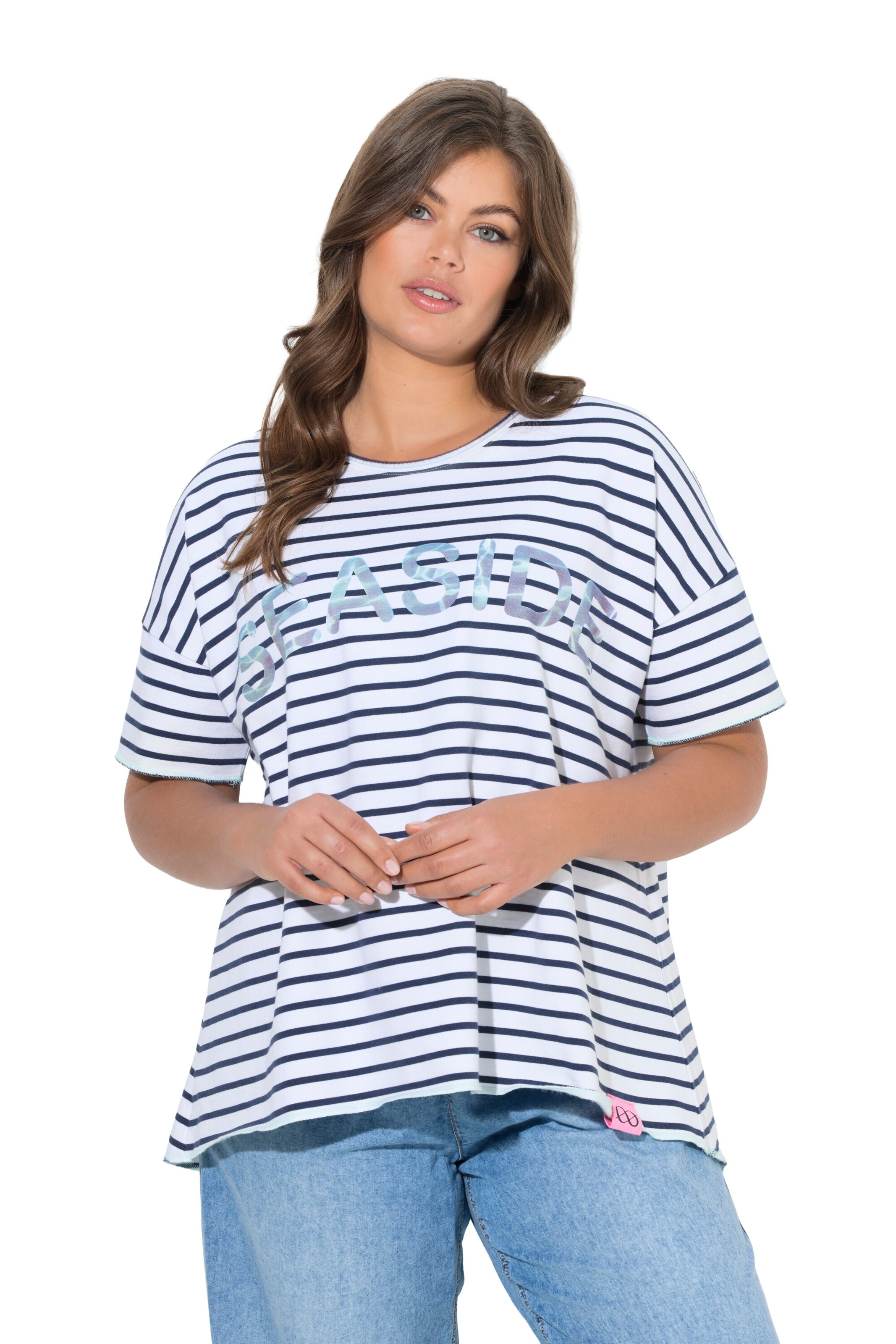 LAURASØN Sweatshirt in White: front