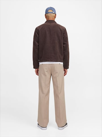 JACK & JONES Loosefit Bandplooibroek in Grijs