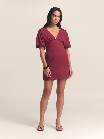 St MRLO - Vestido 'Palm' en rojo