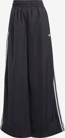 ADIDAS ORIGINALS Zvonové kalhoty Kalhoty – černá: přední strana