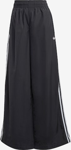 ADIDAS ORIGINALS Wide Leg Hose in Schwarz: predná strana