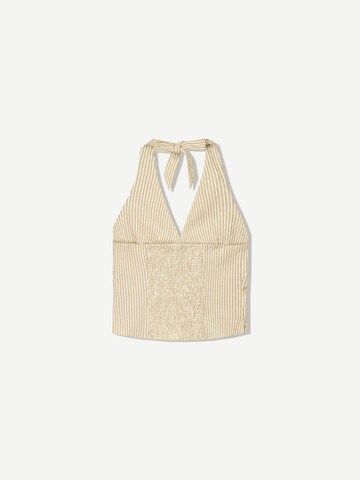 Top di Bershka in giallo