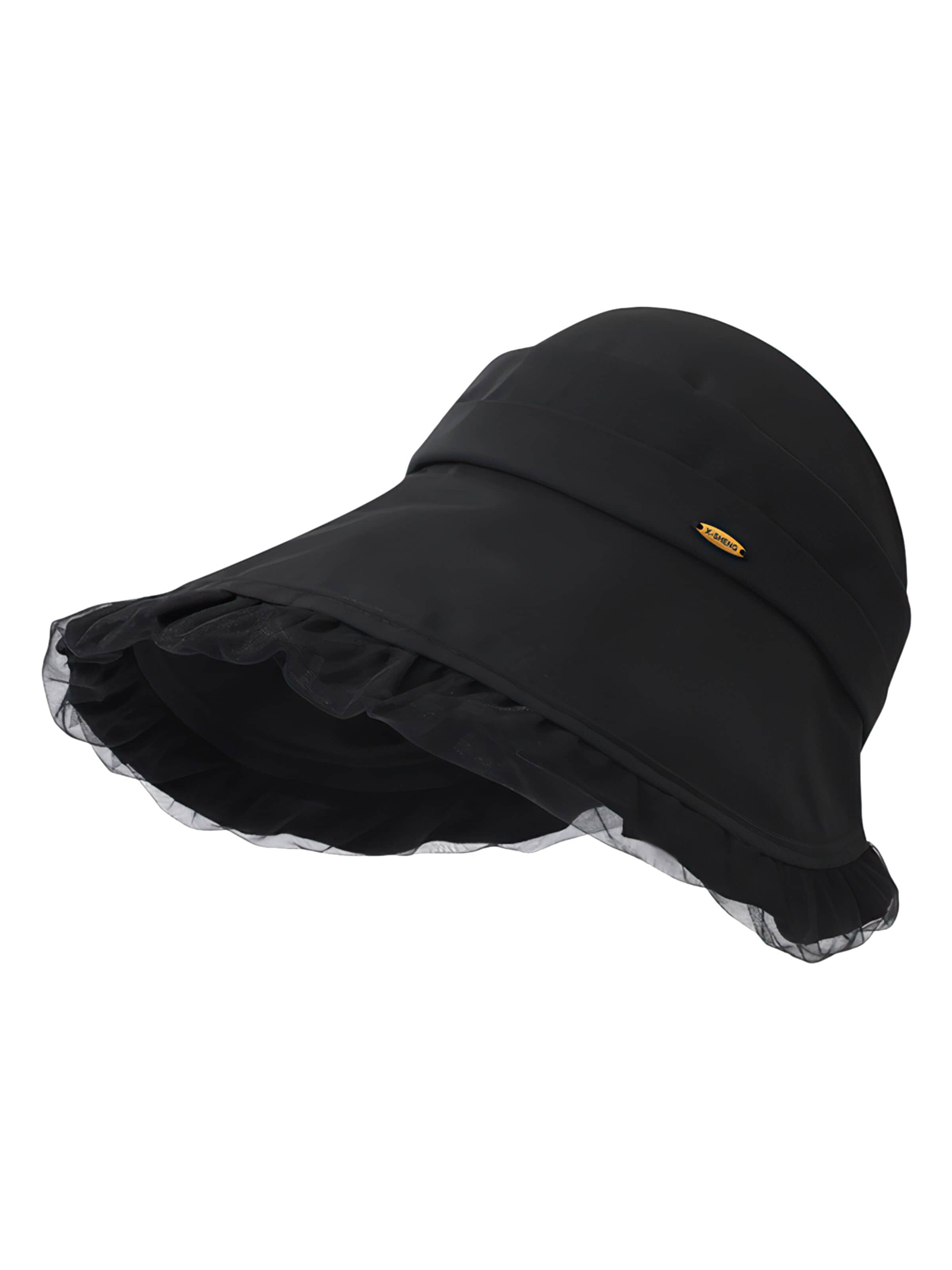 Magicshe Hat 'UPF50+ UV-Schutz Sonnenhut Faltbar' in Black: front