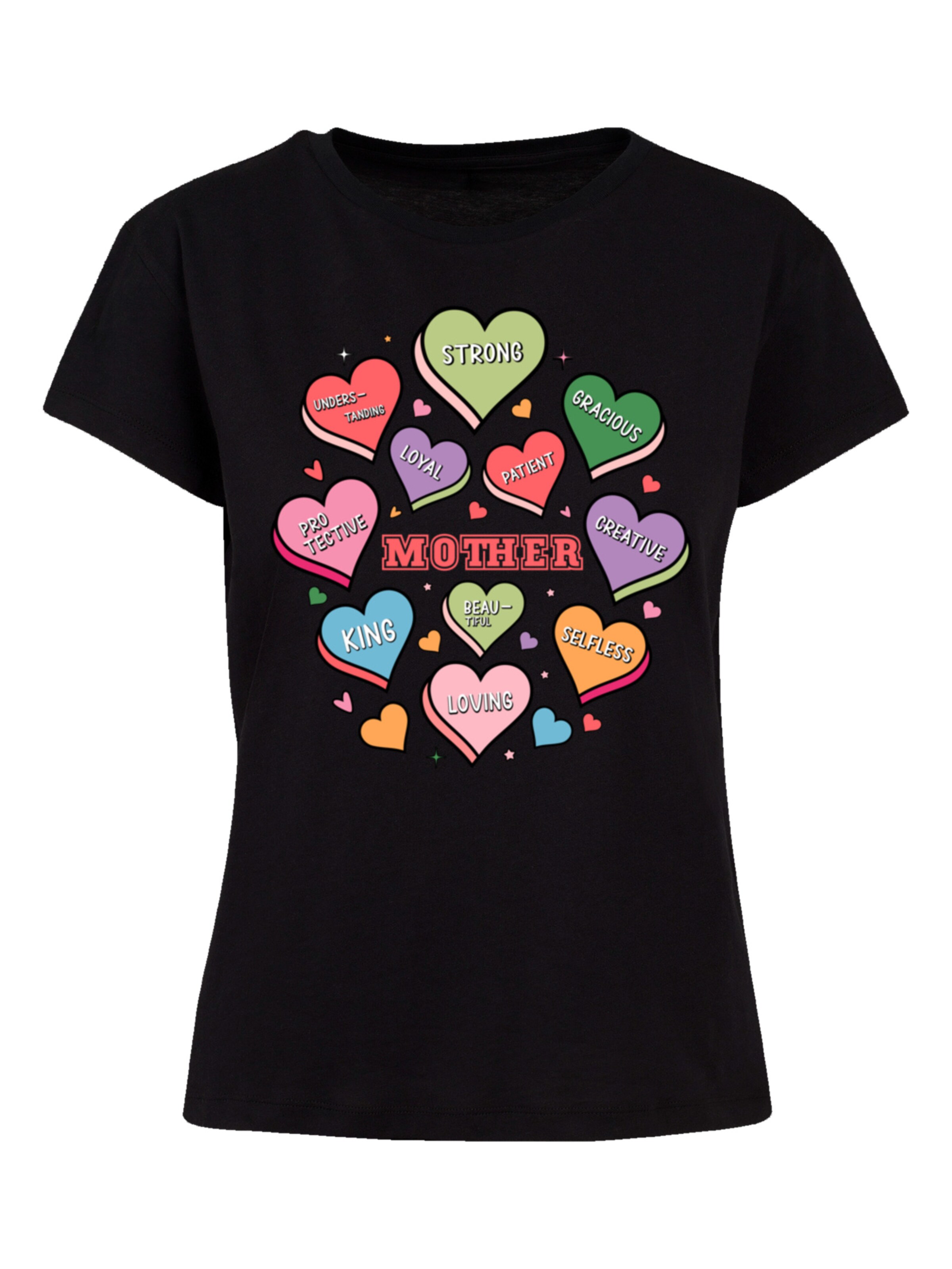 T-shirt F4NT4STIC en noir : devant