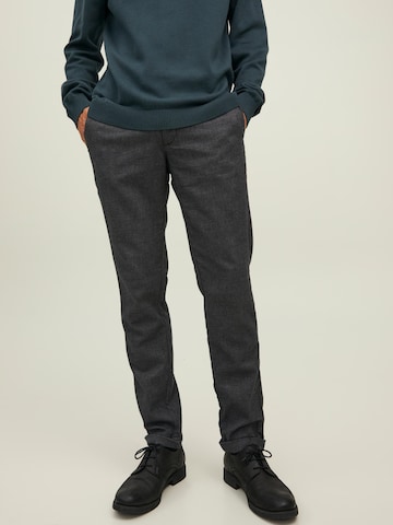 JACK & JONES Regular Broek 'Ollie' in Grijs: voorkant