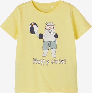 NAME IT Shirt 'Joas' in Yellow: front