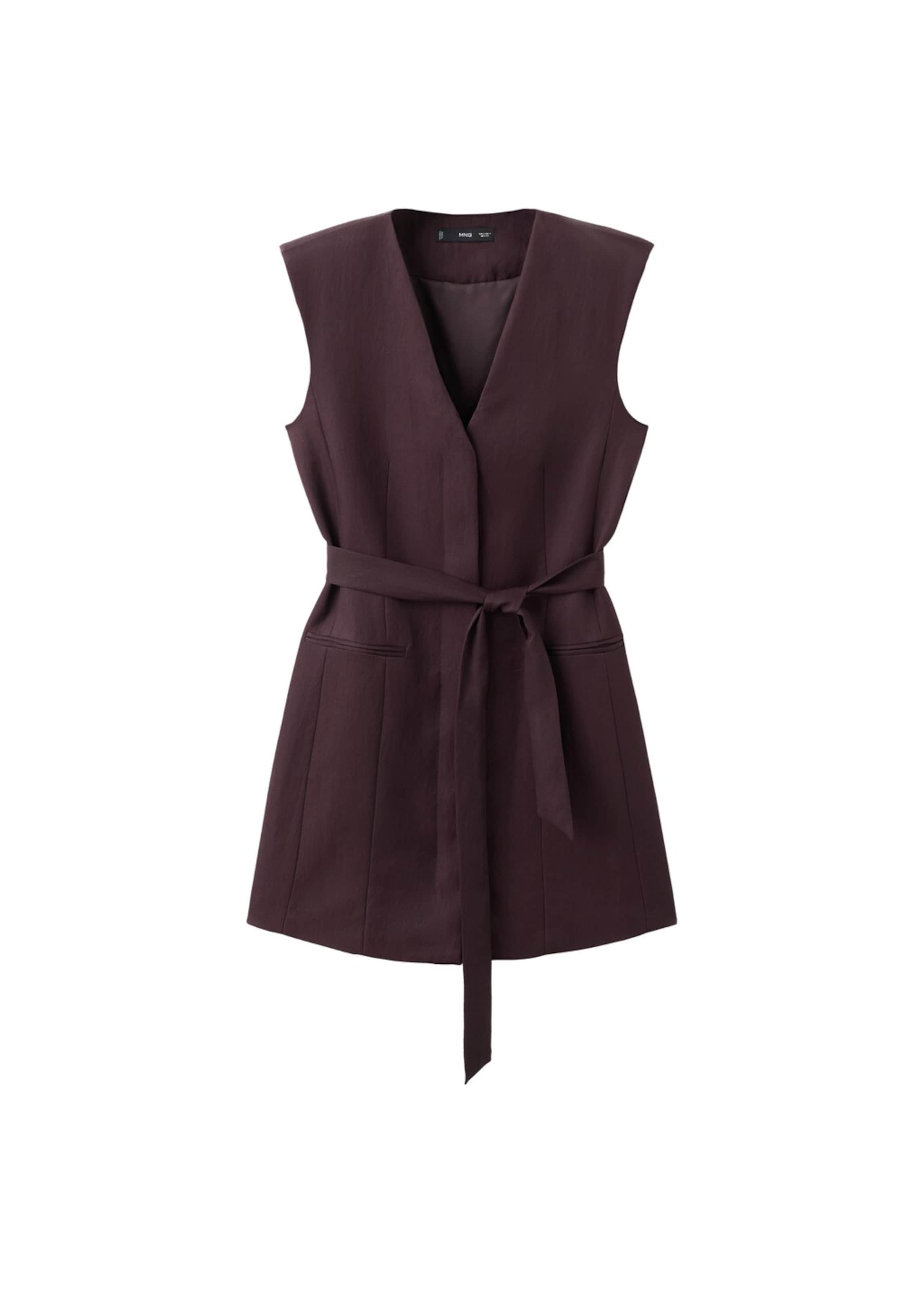 MANGO Kleid 'Cherry' in dunkelbraun, Produktansicht