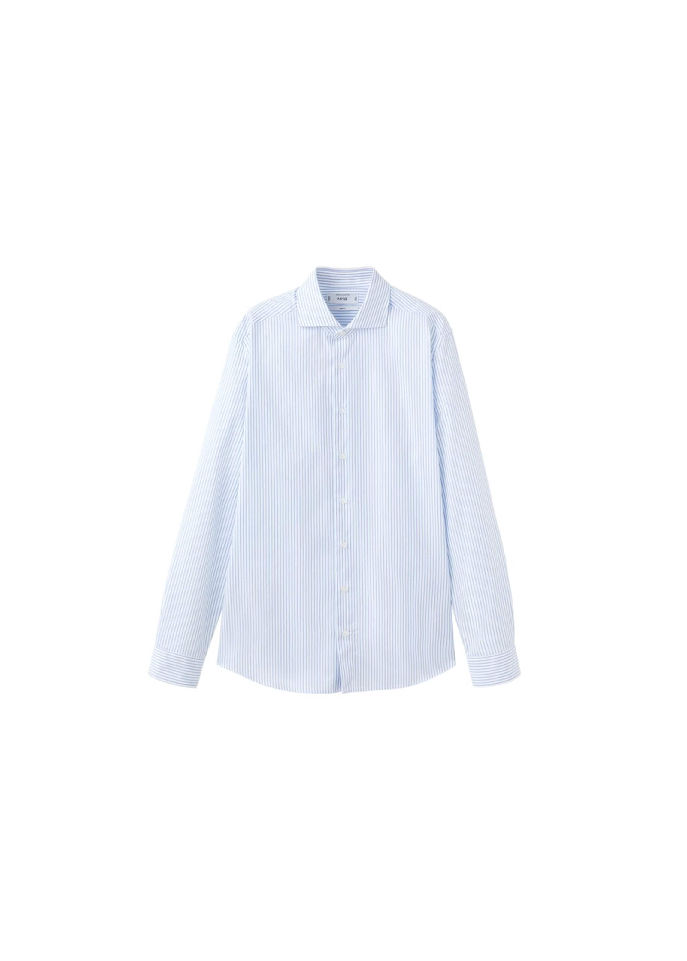 MANGO MAN Slim Fit Hemd 'Pals' in Blau: Vorderseite