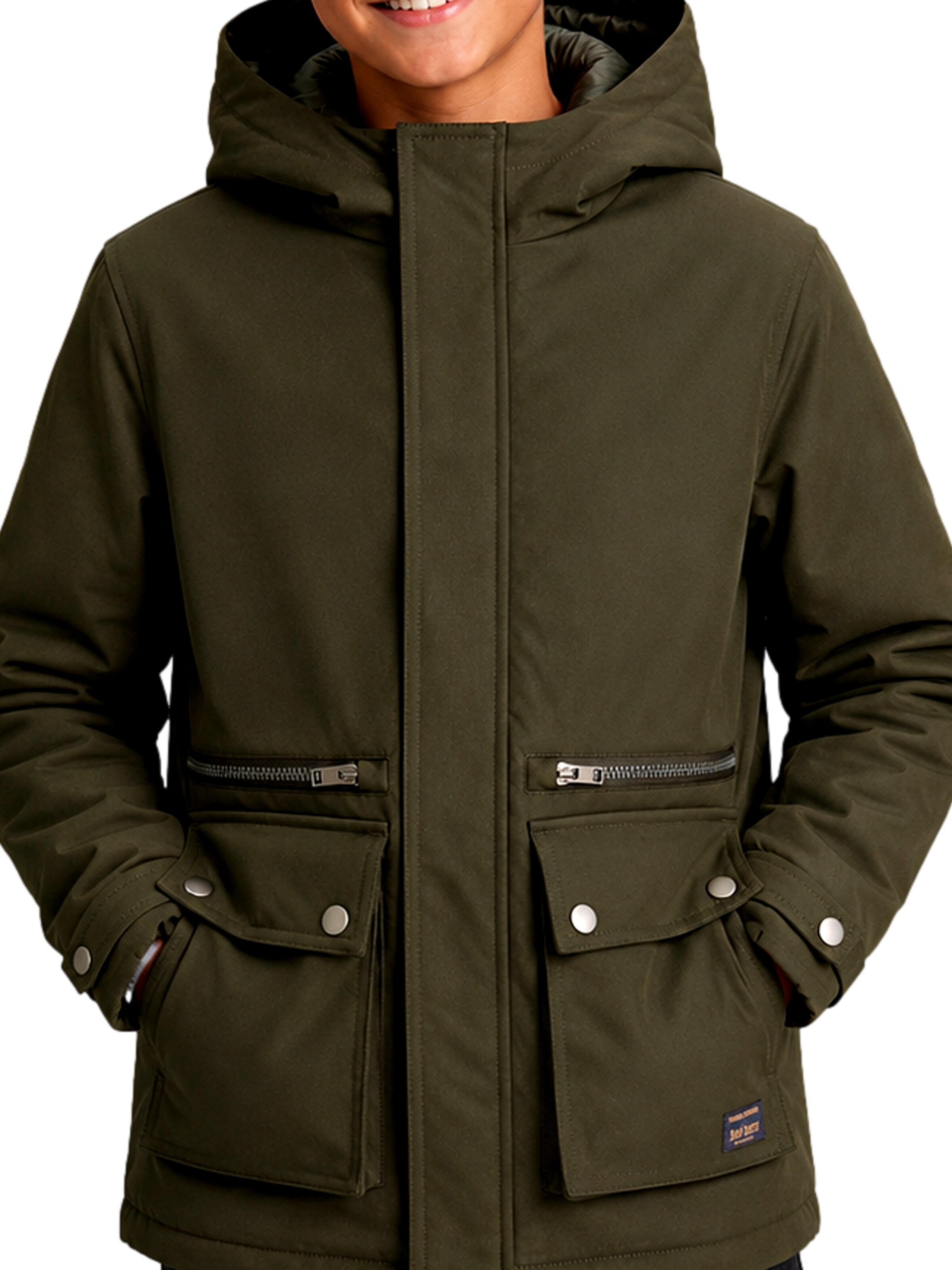 Jack & Jones Junior - Chaqueta de invierno 'JJEWOLF' en verde