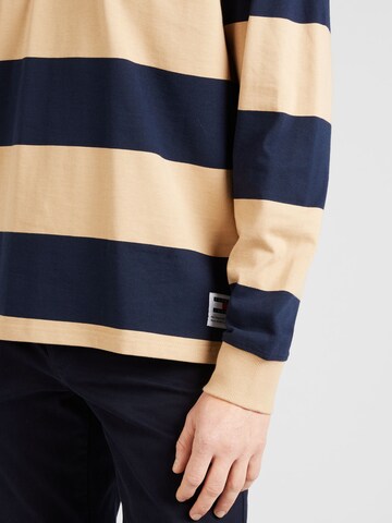 Tommy Jeans - Camisa 'VARSITY' em bege