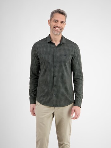 LERROS Regular fit Overhemd in Groen: voorkant