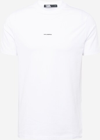 T-Shirt Karl Lagerfeld en blanc : devant