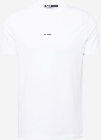 T-Shirt Karl Lagerfeld en blanc : devant