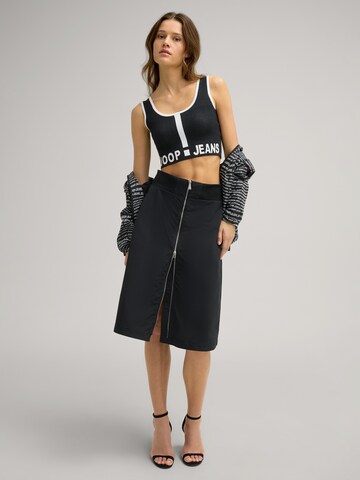 JOOP! Jeans Knitted top 'Kama' in Black