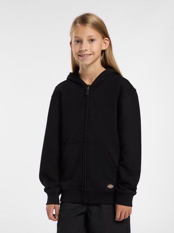 DICKIES - Sudadera con cremallera en negro