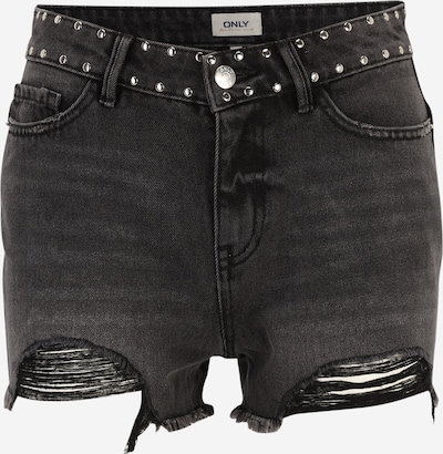 Only Petite Shorts 'PACY' in black denim, Produktansicht