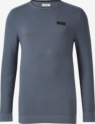 s.Oliver Pullover in Blau: Vorderseite