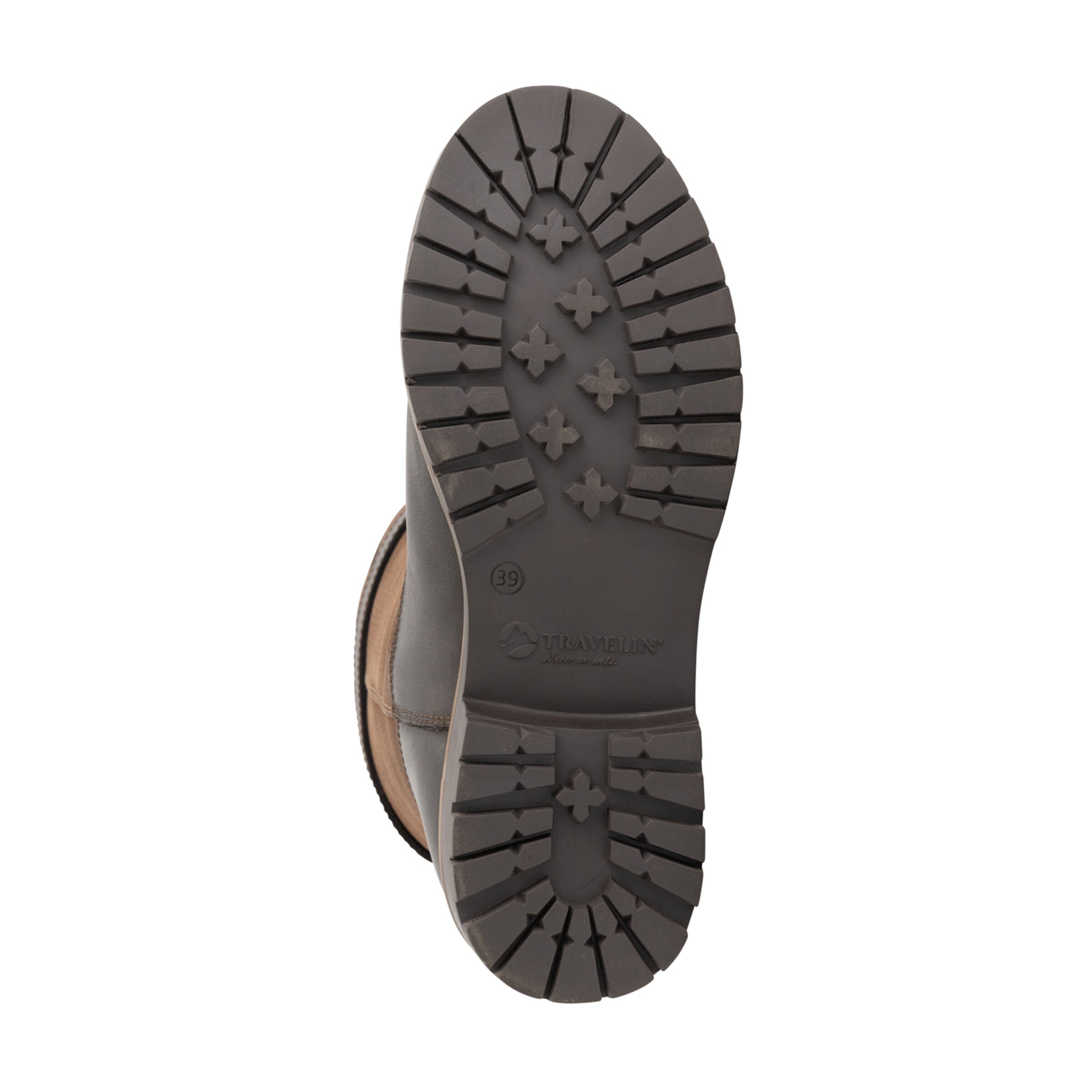 Travelin Boots 'Finnberg' in Bruin