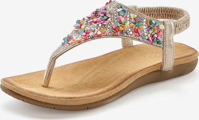 VIVANCE Varvastossut värissä opaali / kulta / vaalea pinkki / läpinäkyvä, Tuotenäkymä