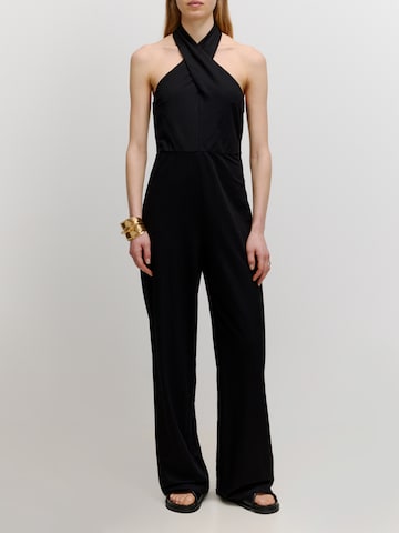 EDITED Jumpsuit 'Malin' in Zwart: voorkant