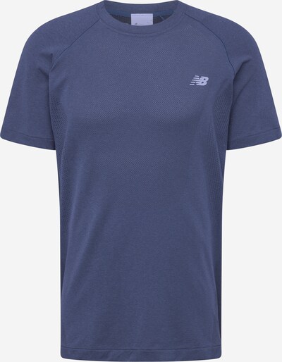 new balance Functioneel shirt 'Athletics' in de kleur Lichtblauw / Donkerblauw, Productweergave